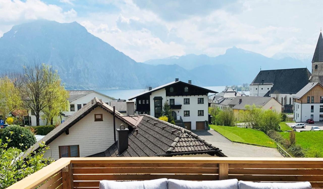 Traum Panorama Apartment Mit Berg & Seeblick Altmünster Eksteriør billede